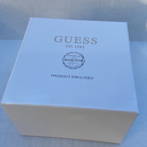 New GUESS Gold-Tone and Black Ceramic Multifunction Watch - Picture 9 of 9